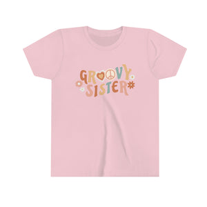 Groovy Sister Youth Girls Retro T-shirt