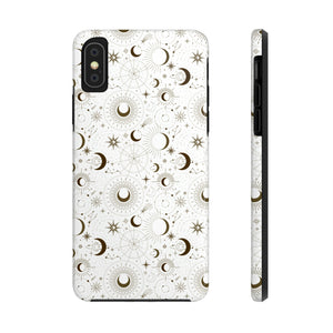 Sun and Moon White Phone Case, Case-Mate