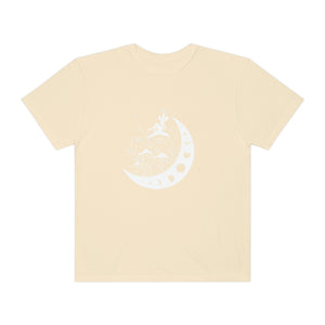 Crescent Moon with Mushroom Fairy Women’s Vintage T-shirt