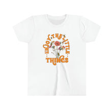 Load image into Gallery viewer, Enjoy The Little Things Youth Girls Retro T-shirt
