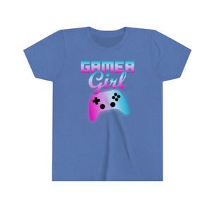 Gamer Girl Youth Girls Retro T-shirt