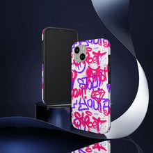 Load image into Gallery viewer, Graffiti Pink Tough Phone Case, Case-Mate
