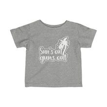 Load image into Gallery viewer, Suns Out Guns Out Infant Fine Jersey Tee
