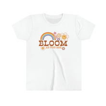 Load image into Gallery viewer, Bloom As You Are Youth Girls Retro T-shirt
