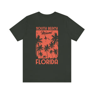 South Beach Miami Men's Short Sleeve Graphic Tee