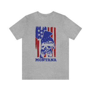 Montana America Bear Men's Short Sleeve Graphic Tee