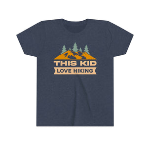 This Kid Loves Hiking Youth Boys T-shirt