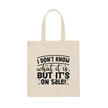 Load image into Gallery viewer, On Sale Canvas Tote Bag
