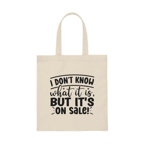 On Sale Canvas Tote Bag