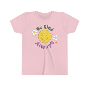 Be Kind Always Youth Girls Retro T-shirt