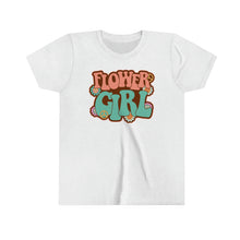 Load image into Gallery viewer, Flower Girl Peace Daisies Youth Girls Retro T-shirt
