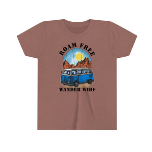 Roam Free Wander Wide Youth Boys T-shirt