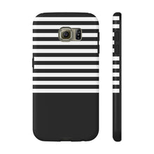 Load image into Gallery viewer, Black and White Stripes Tough Phone Case, Case-Mate
