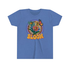 Load image into Gallery viewer, Bloom Flowers Youth Girls Retro T-shirt
