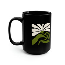 Load image into Gallery viewer, Flower White Abstract Mug, 15oz
