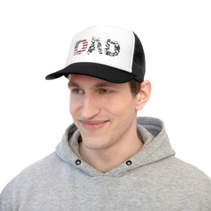 Flag Dad Trucker Cap