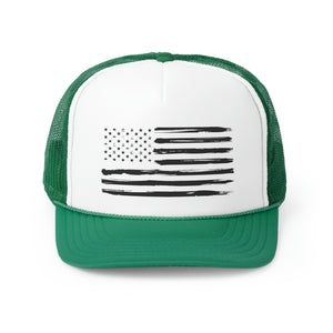 Distressed Flag Trucker Cap