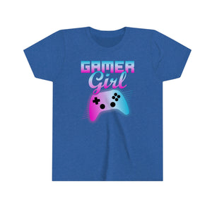 Gamer Girl Youth Girls Retro T-shirt