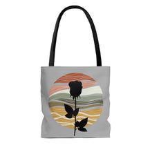 Load image into Gallery viewer, Black Rose Retro High Quality Tote Bag
