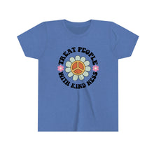 Load image into Gallery viewer, Treat People with Kindness Girls Youth Retro T-shirt
