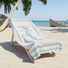 Load image into Gallery viewer, The Margarite Custom Name Beach Towel
