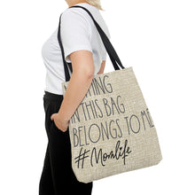 Load image into Gallery viewer, Nothing In This Bag Belongs to Me Tan Tote Bag
