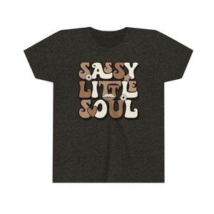 Sassy Little Soul Girls Youth Retro T-shirt