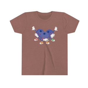 Dancing Blueberries Youth Boys T-shirt