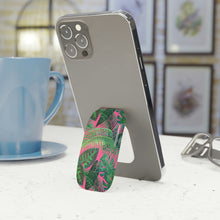 Load image into Gallery viewer, Neon Jungle Pinks and Green Phone Click-On Grip
