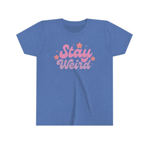 Stay Weird Girls Youth Retro T-shirt