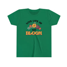 Load image into Gallery viewer, Live Life In Full Bloom Youth Retro T-shirt
