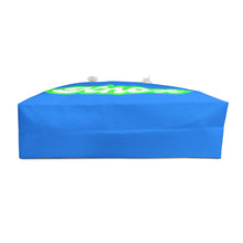 Load image into Gallery viewer, The Knox Retro Neon Blue and Green Weekender/Beach Bag
