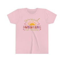 Load image into Gallery viewer, Spread Sunshine Not Shade Girls Youth Retro T-shirt
