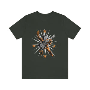 Space RockStar Men's Short Sleeve Graphic Tee