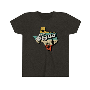 Texas State Retro Youth Girls State T-shirt