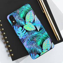 Load image into Gallery viewer, Neon Blue Jungle Tough Phone Case, Case-Mate
