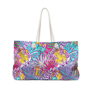 Jungle Tiger Neons Weekender/Beach Bag