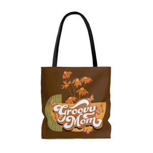 Groovy Mom Retro High Quality Tote Bag