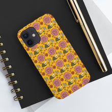 Load image into Gallery viewer, Retro 70&#39;s Mushrooms and Flowers Tough Phone Case, Case-Mate
