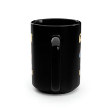 Load image into Gallery viewer, Grow with The Flow Black Mug, 15oz
