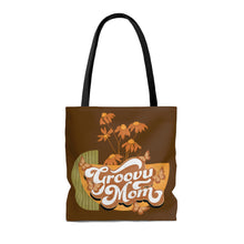 Load image into Gallery viewer, Groovy Mom Retro High Quality Tote Bag
