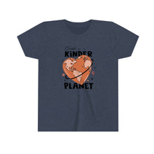 Load image into Gallery viewer, Create a Kinder Planet Pinks Girls Retro T-shirt
