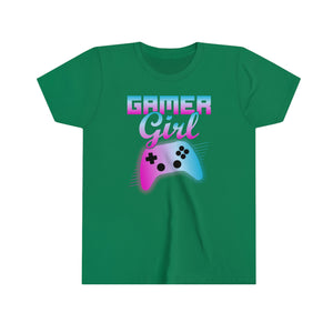 Gamer Girl Youth Girls Retro T-shirt