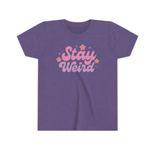 Load image into Gallery viewer, Stay Weird Girls Youth Retro T-shirt
