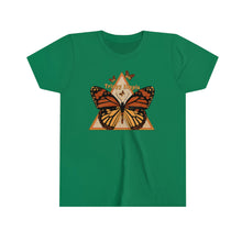 Load image into Gallery viewer, Butterfly Triangle Girls Youth Retro T-shirt
