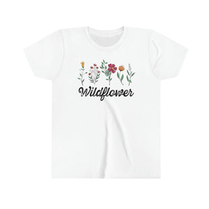 Vintage Wildflowers Girls Youth T-shirt