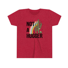 Load image into Gallery viewer, Not A Hugger Cactus Girls Youth Retro T-shirt
