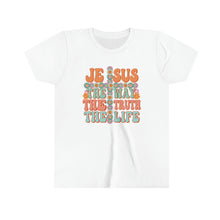 Load image into Gallery viewer, Jesus The Way Girls Retro T-shirt
