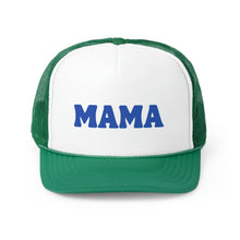 Load image into Gallery viewer, Mama Blue Retro Trucker Cap
