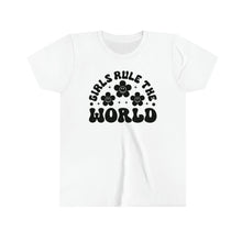 Load image into Gallery viewer, Girls Rule The World Youth Girls Retro T-shirt
